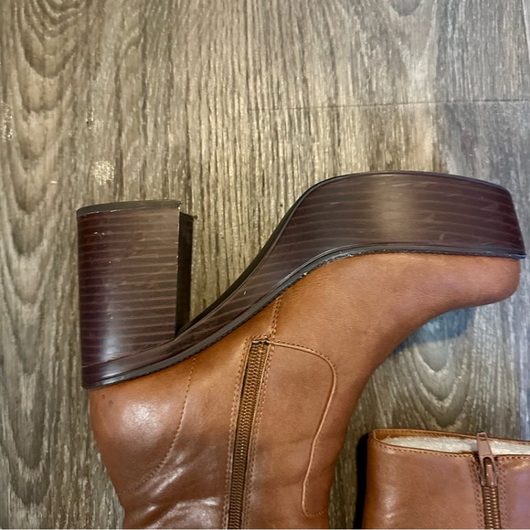 Madden Girl Tan Heeled Boots - Picture 6 of 6